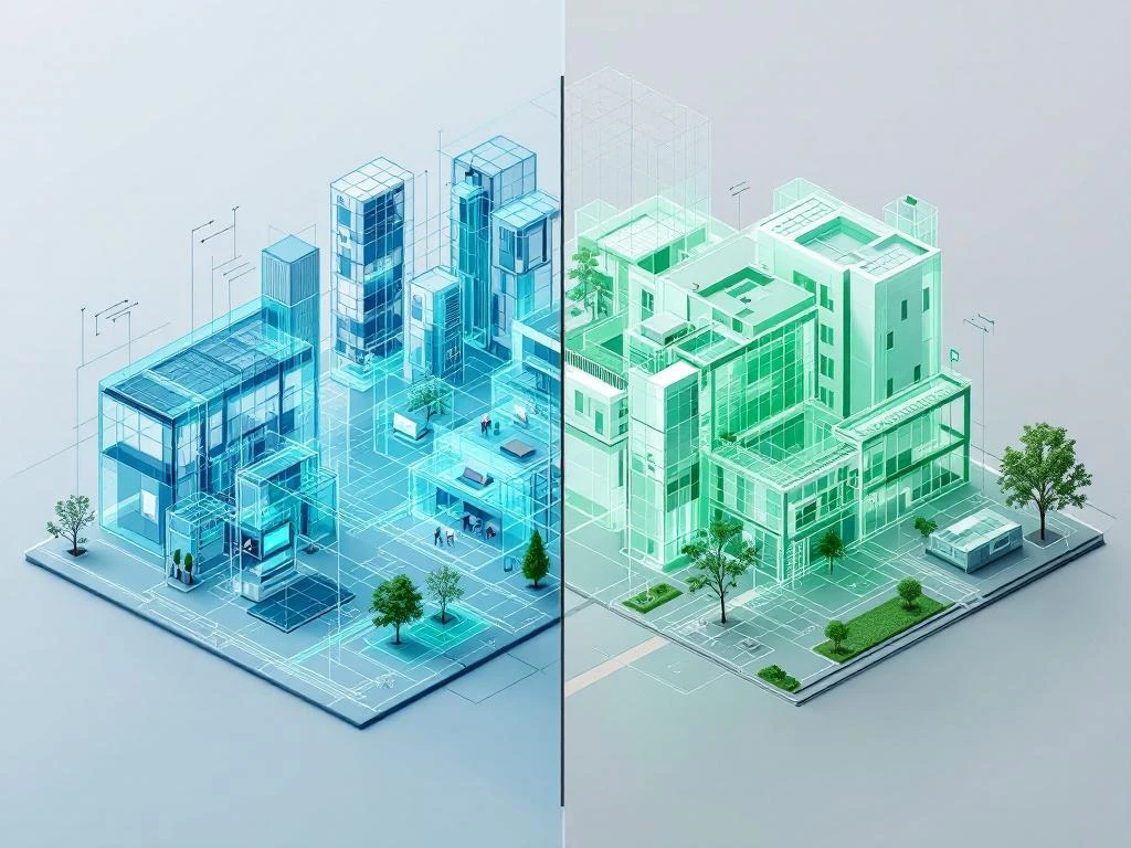 Artikelafbeelding bij Wat is het verschil tussen CAD en BIM software?