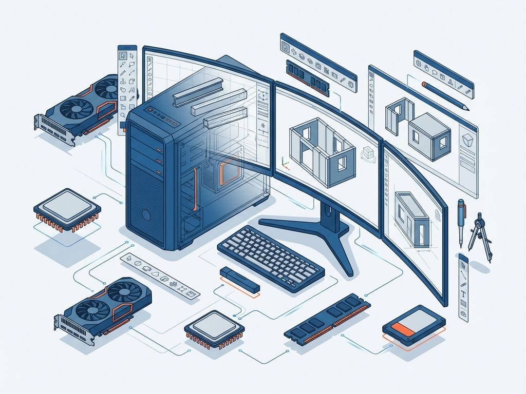 Artikelafbeelding bij Welke hardware heb je nodig voor CAD software?