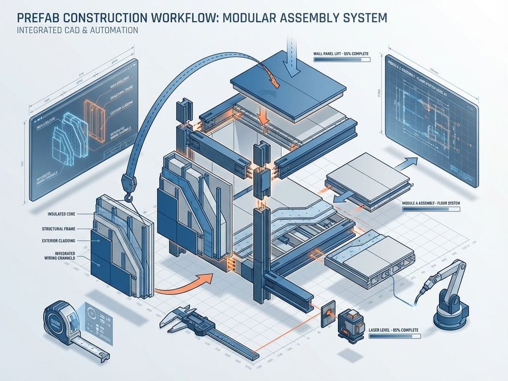 Artikelafbeelding bij Hoe werkt prefab constructie in de praktijk?