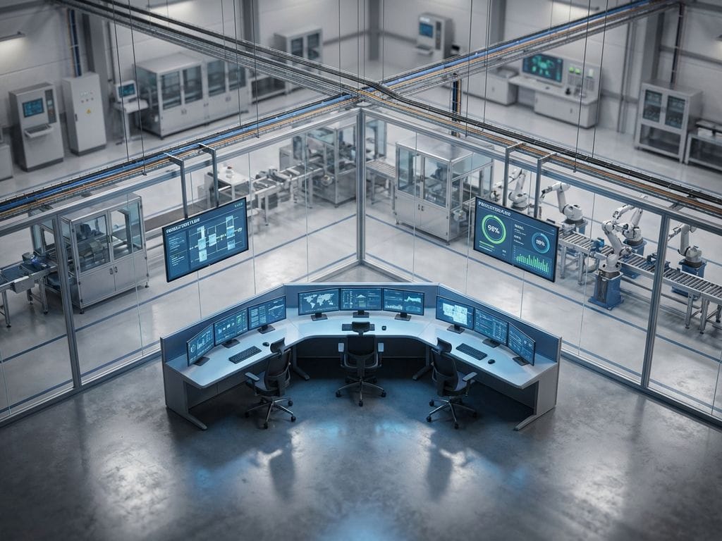 Artikelafbeelding bij Welke software integreert met smart factories?