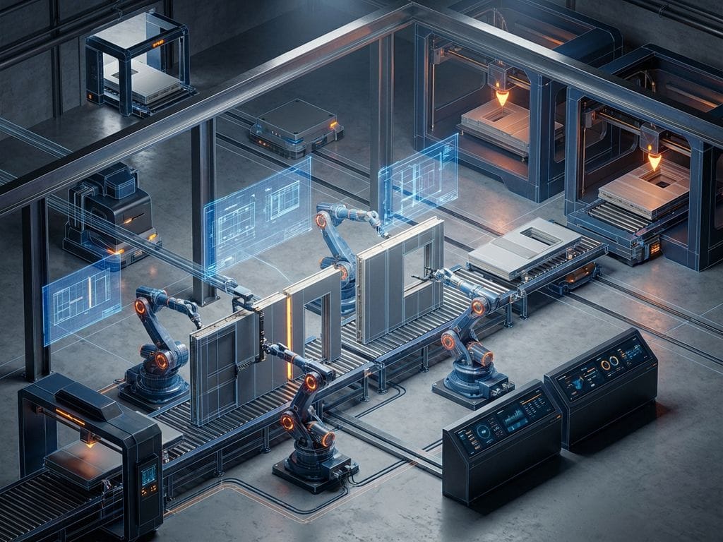 Artikelafbeelding bij Hoe werkt een smart factory in de bouw?